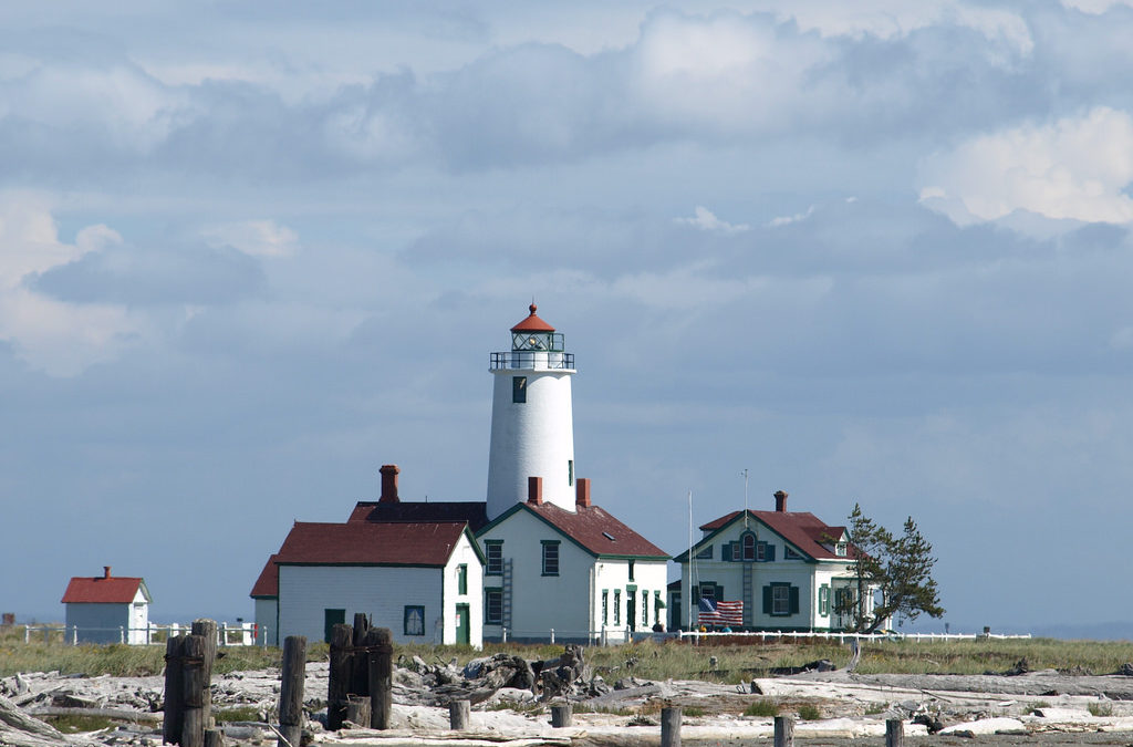 Outdoor Houses and Lighthouse in Sequim